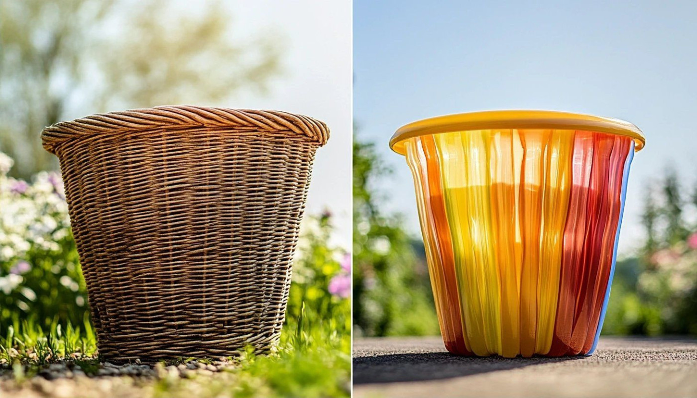 Comment choisir entre un panier en osier et un panier en plastique ?